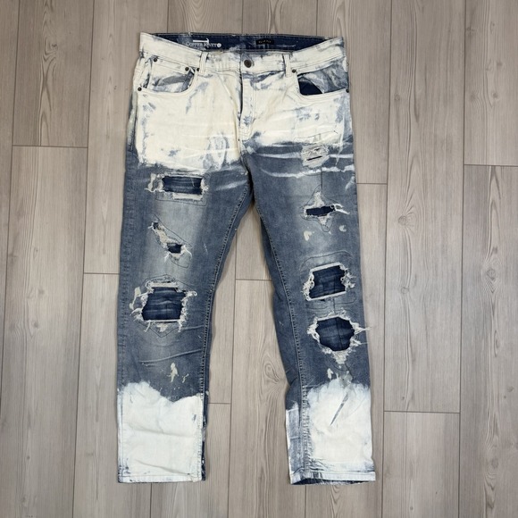 Copper Rivet Other - Copper Rivet Size 42/32 Slim Fit Distressed Jeans Bleached
